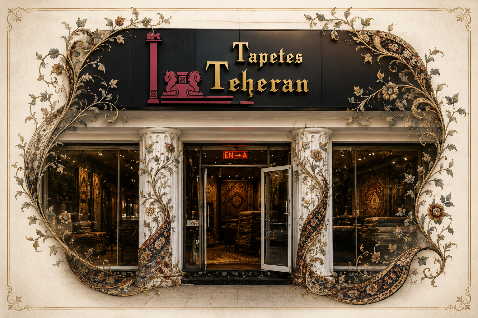 Tapetes Teheran — Showroom Polanco, Ciudad de México